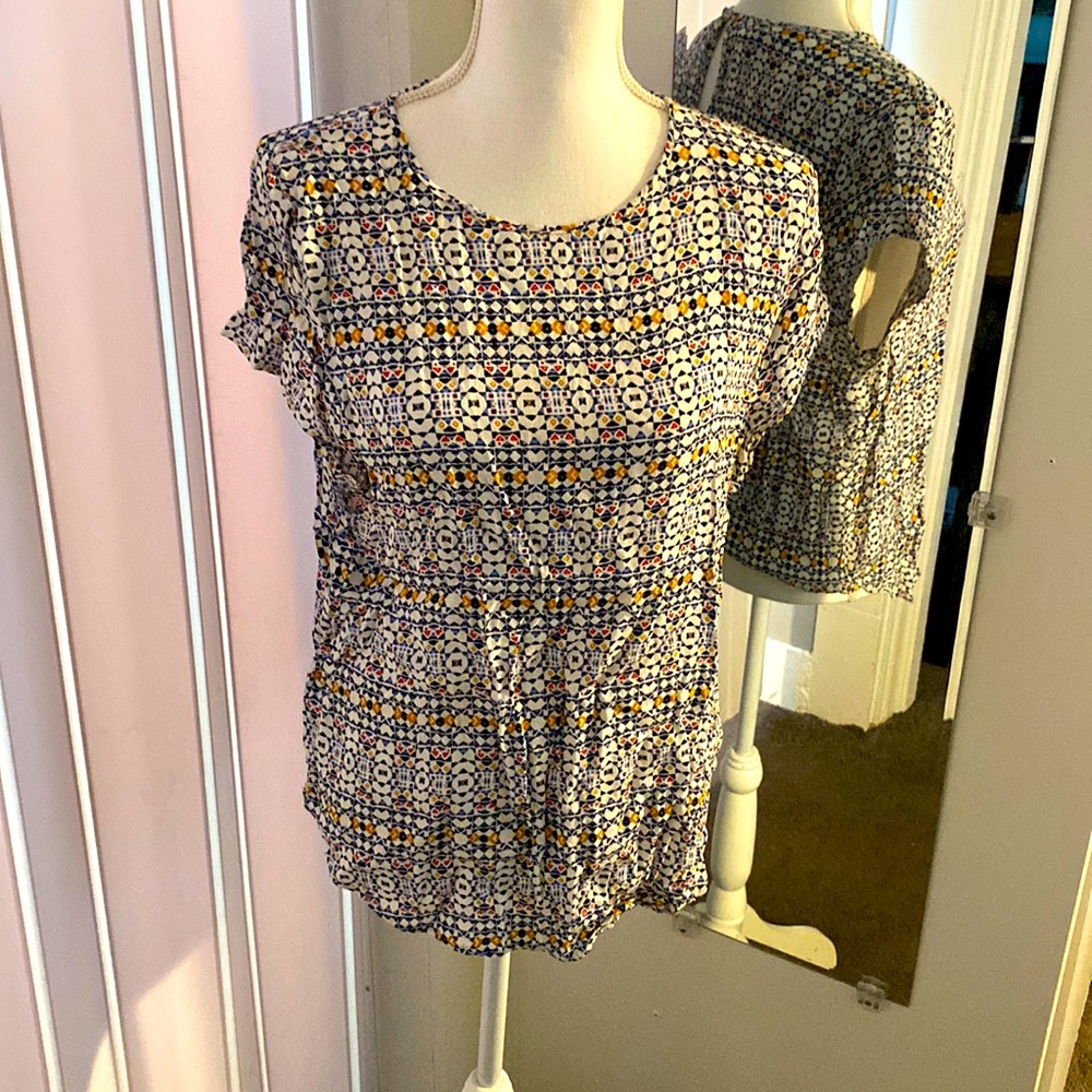 Patterned Blouse